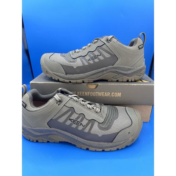 KEEN Utility Men's Reno Low Height Comp Toe Flexible Waterproof Work Shoe 11.5EE - Picture 1 of 7